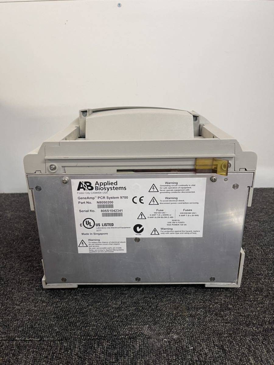 サーマルサイクラー　GeneAmp PCR System 9700　Applied Biosystems [汎用理化学機器] 現状品　D1_画像8