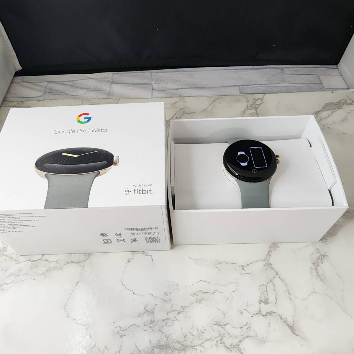 品質が完璧 Wi-Fi Watch Pixel Google Champagne バンド アクティブ