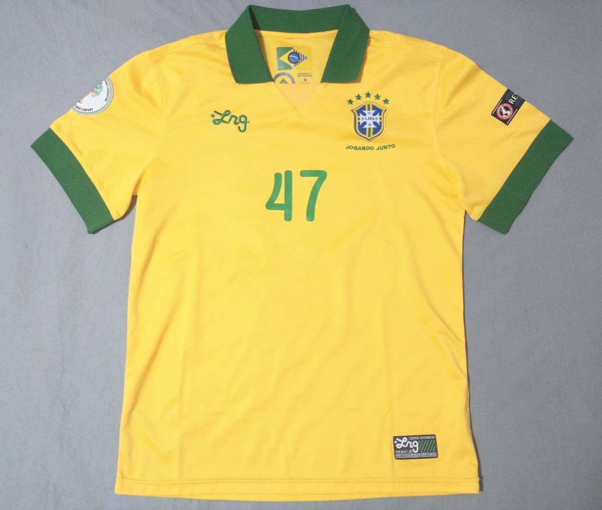 LRG M(XL相当) 2014 World Cup Capsule Collection ブラジル ユニフォーム 半袖シャツ Tシャツ LUCAS RABELO ルーカス・ラベロ スケボー_画像3