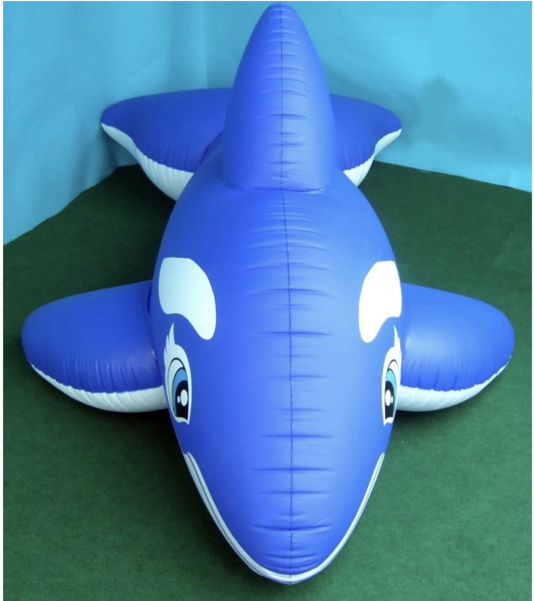 シャチ ブルー フロート 5m 空気ビニール風船 浮き輪 レア 新製品