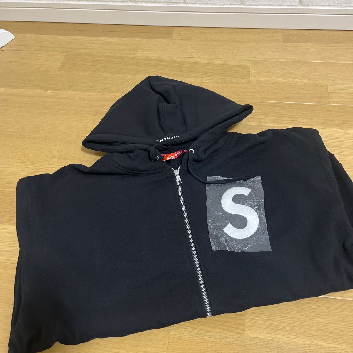 supreme シュプリーム 新品 本物 XL Sロゴ刺繍 ZIP UP Hooded sweat フーディー スウェット