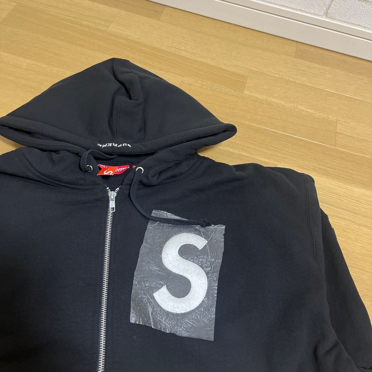 supreme シュプリーム 新品 本物 XL Sロゴ刺繍 ZIP UP Hooded sweat フーディー スウェット