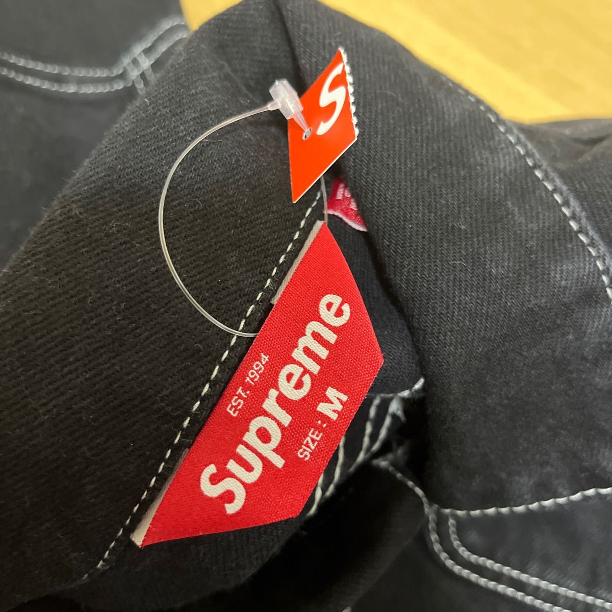 supreme シュプリーム 本物 新品 ロゴ 刺繍 デニムジャケット Gジャン