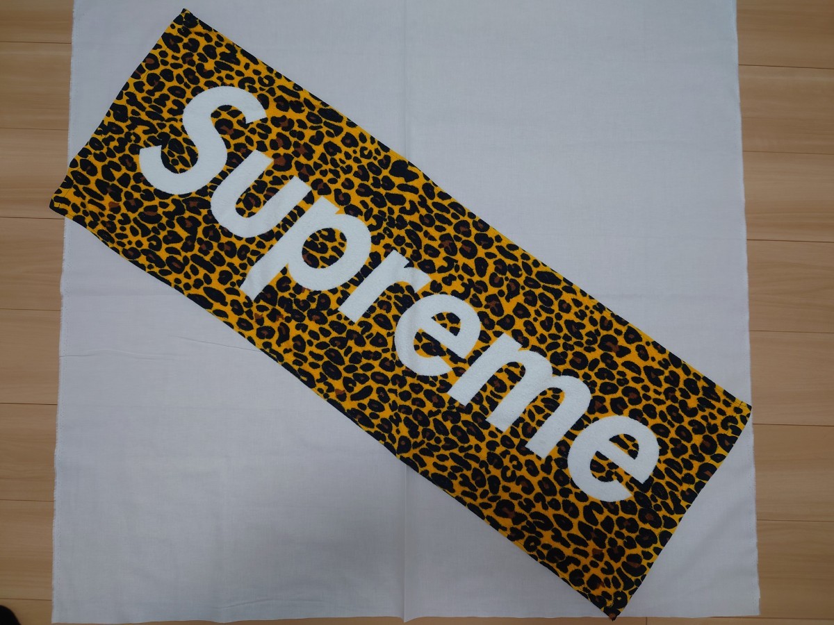 【未使用-新品】Supreme Leopard Box Logo Towel タオル レオパード