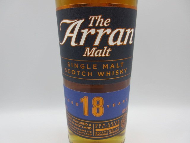 ★◇ The Arran Malt アラン モルト 18年 シングルモルト スコッチウイスキー 700ml 46％ 旧ボトル 古酒 未開栓 箱付きの画像6