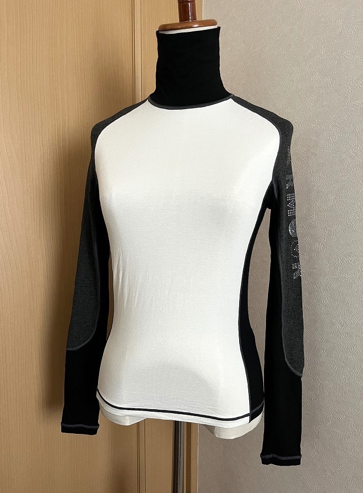 ☆【MARELLA】マレーラTRICOT 長袖 カットソー ハイネック スポーツ レディース Sサイズ☆_画像1