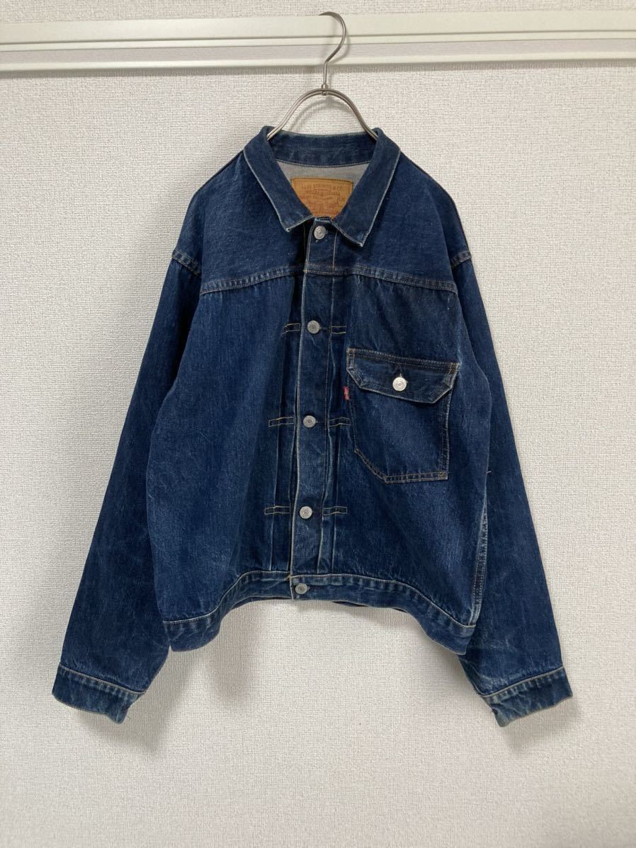 90s Levi''s リーバイス 506XX 1st デニムジャケット ジージャン バレンシア製 555 サイズ40☆50s 40s 507 557 ビッグE ビンテージ 大戦_画像1