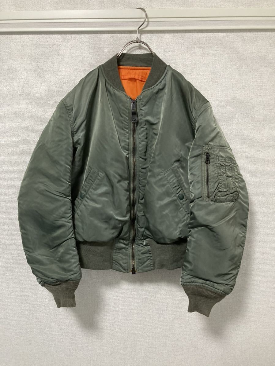 希少】ALPHA INDUSTRIES アルファ MA-1 1968年復刻-