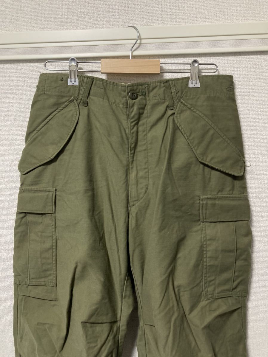 サイズ○ 60s 米軍実物 M-65 フィールドパンツ カーゴパンツ アルミジップ ARMY ミリタリー ビンテージ S-SHORT☆70s M-51 ベイカー_画像9