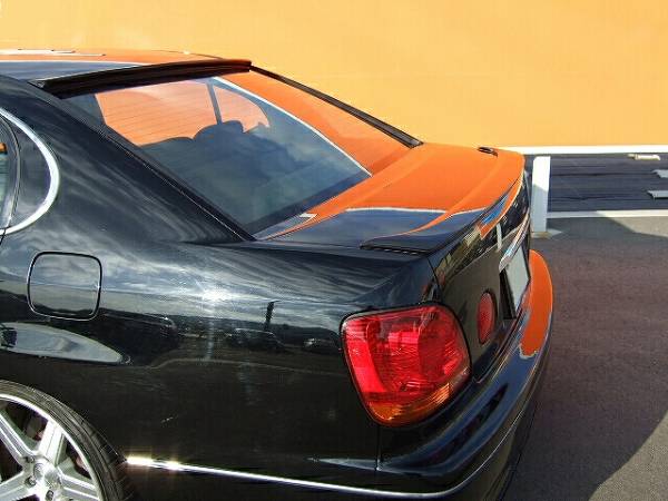 HighWorks 160系 アリスト ルーフスポイラー　日本製エアロ　　　　　　　　　　　　JZS160/161 　　Roofspoiler ウィング　LEXUSGS リア_リアウィング同時装着