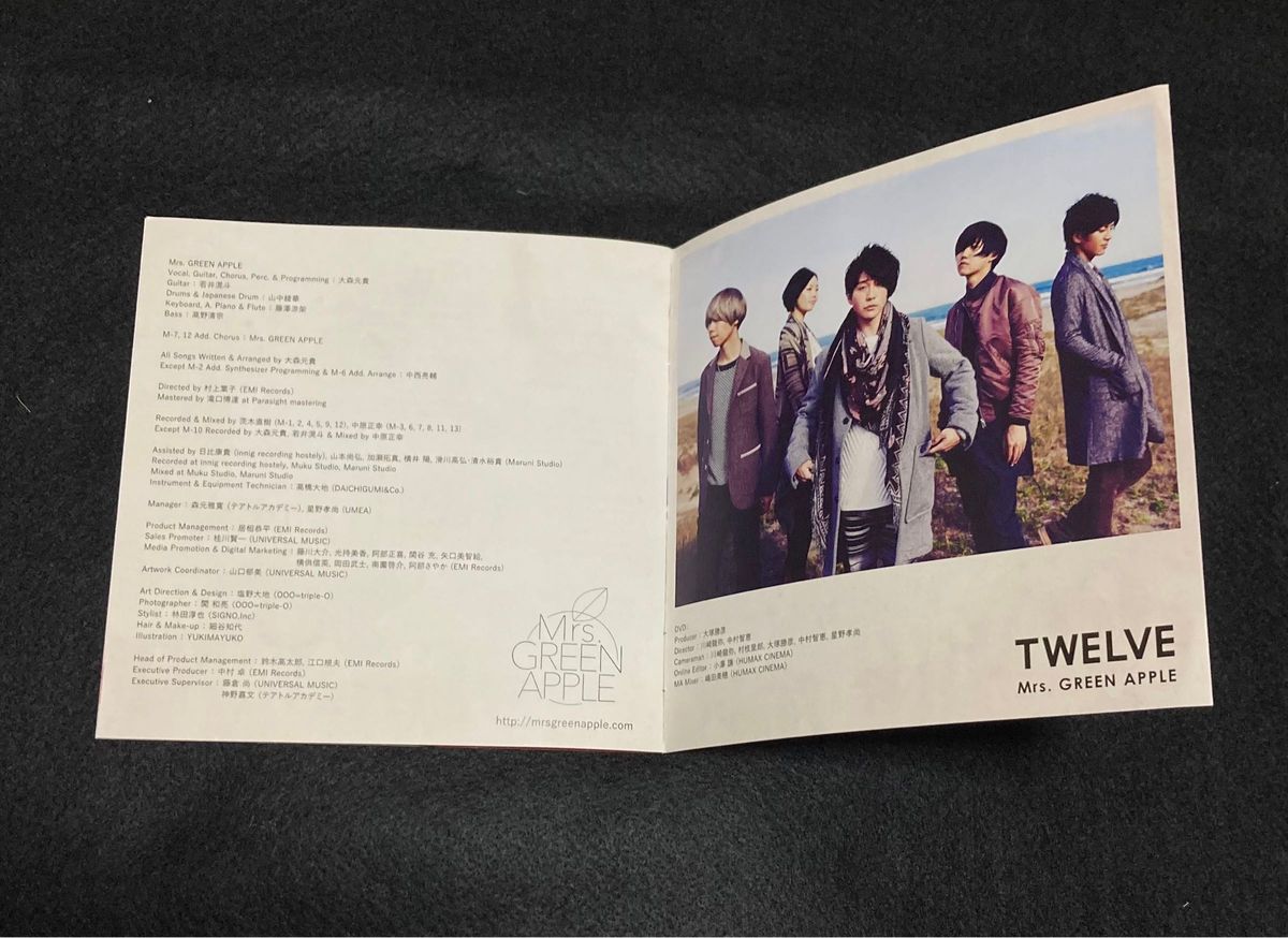 特売割 「TWELVE」初回限定盤 CD+ DVD Mrs.GREEN APPLE | artfive.co.jp