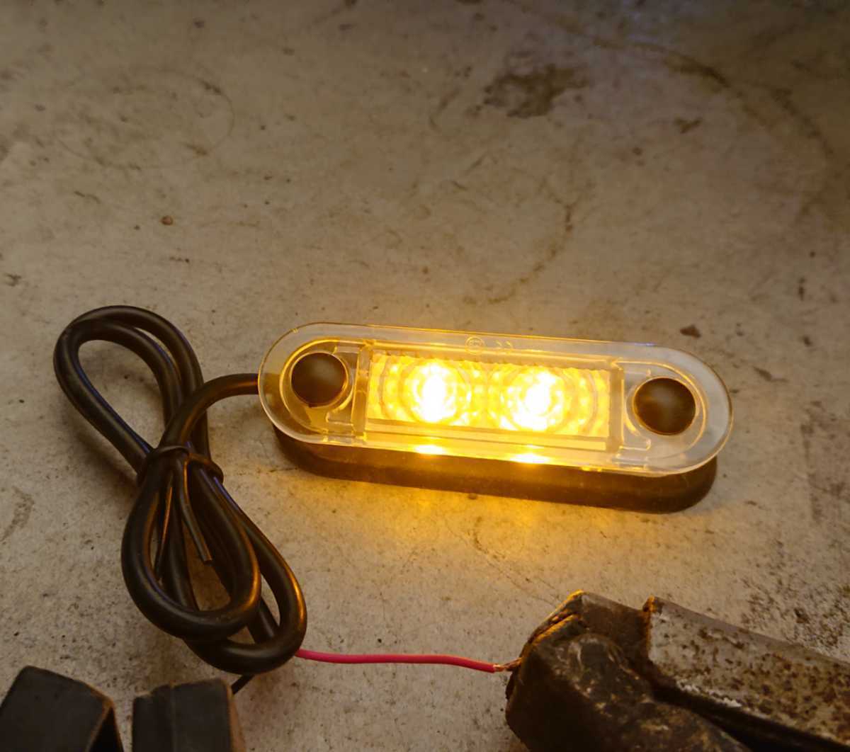 サイドマーカー埋め込 ledマーカー2led 12個セット!! ホワイト アンダーパイプ EUROカスタム サイドマーカー埋め込 ledマーカー2led 12個セット!! ホワイト アンダーパイプ EUROカスタム