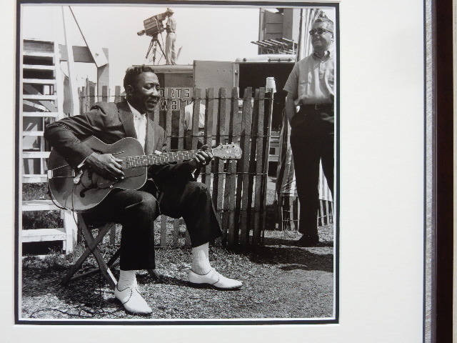 マディー・ウォータズ/New Port Jazzfestival 1960/アート ピク 額装/Muddy Waters/Chess Records/Chicago Blues/ブルーズ/モノクロ_画像1