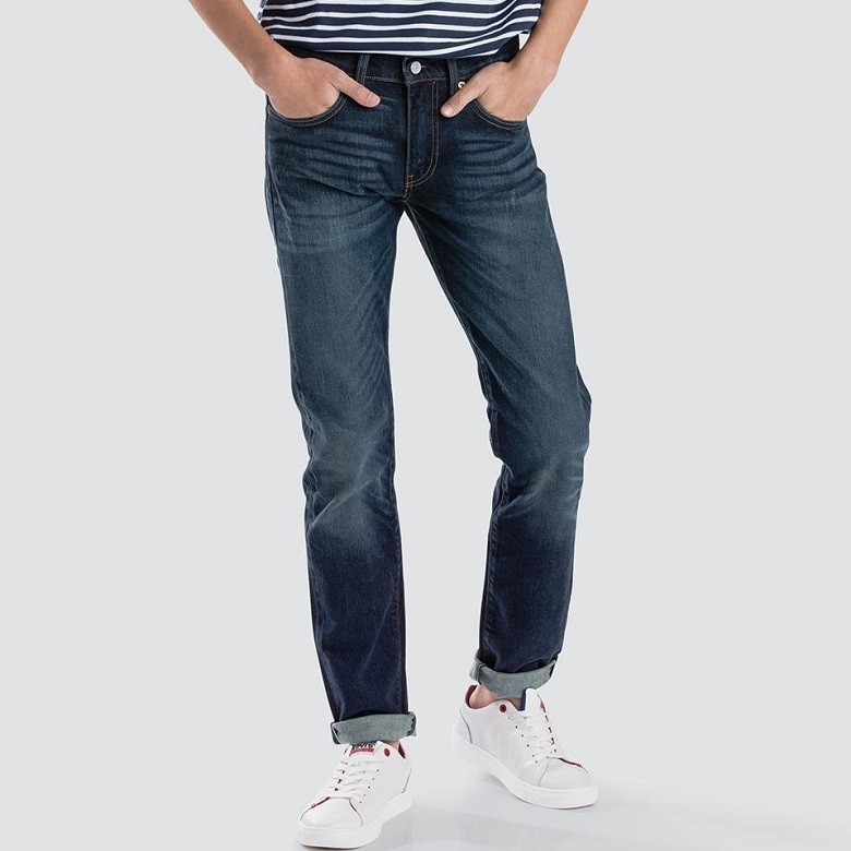 リーバイス W31 プレミアム 511 スリム ストレート デニムパンツ 定価17600円 LEVI'S SLIM 赤耳 ジッパーフライ BIGE ストレッチ 045112306_画像1