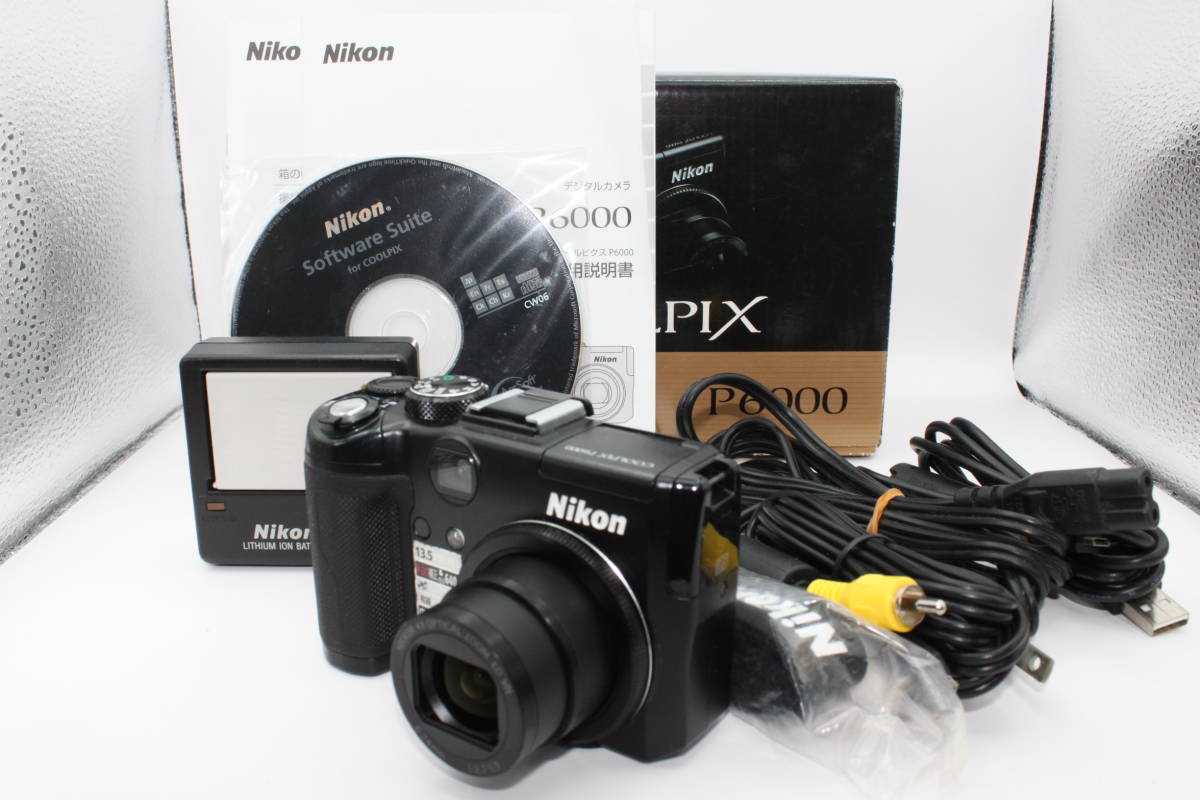 売れ筋新商品 ☆元箱付き外観極上☆ニコン NIKON COOLPIX P6000