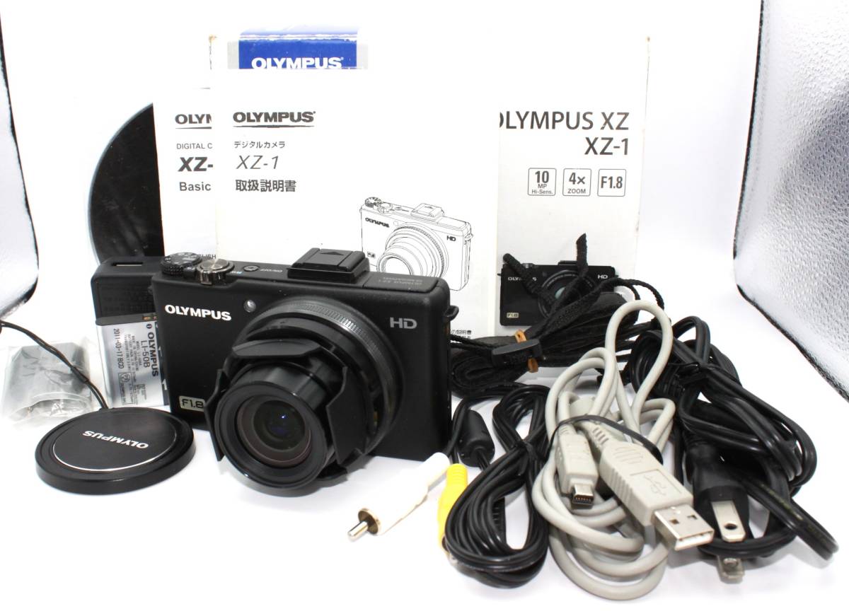 ★外観極上★オリンパス OLYMPUS デジタルカメラ XZ-1 ブラック コンパクトデジタルカメラ L1430#1310