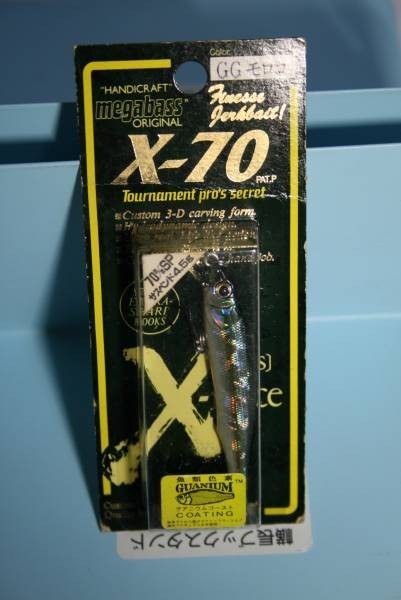 S * new goods unopened * Megabass megabass * X-70 GGmo Logo 1998