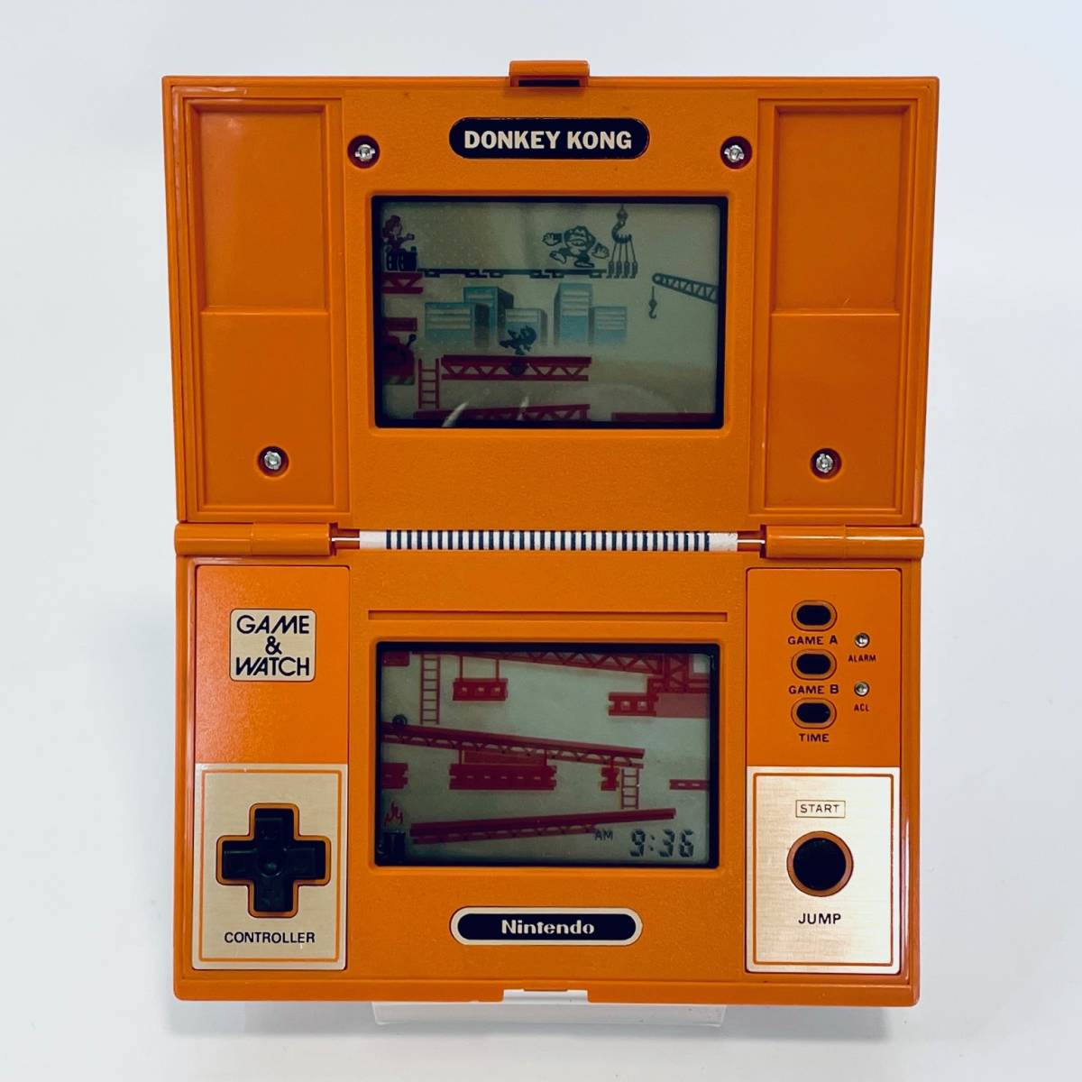 【動作品】任天堂Nintendo ゲームウォッチGAME＆WATCH ドンキーコングDONKEY KONG 新品電池付の画像2