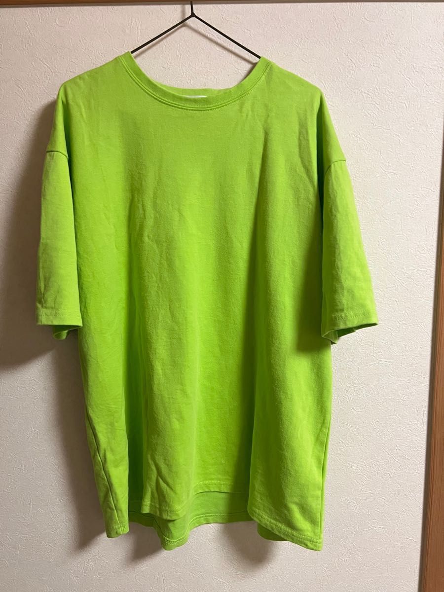 Primaras moon logo tシャツ/green