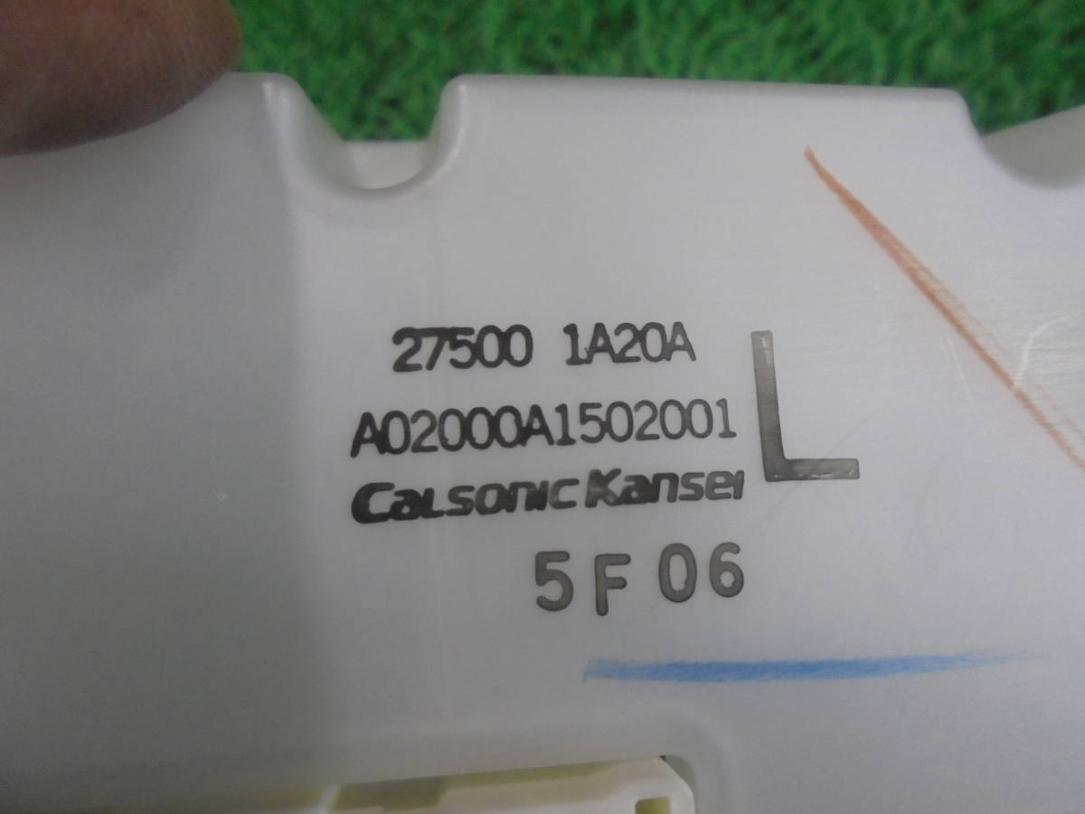 ★保証付★セレナ CBA-C25 フロントエアコンパネル ■前期/27500-1A20A■ AC/操作/スイッチ/日産/CC25/NC25 宮城（KE357）な 梱包サイズ：A_画像3