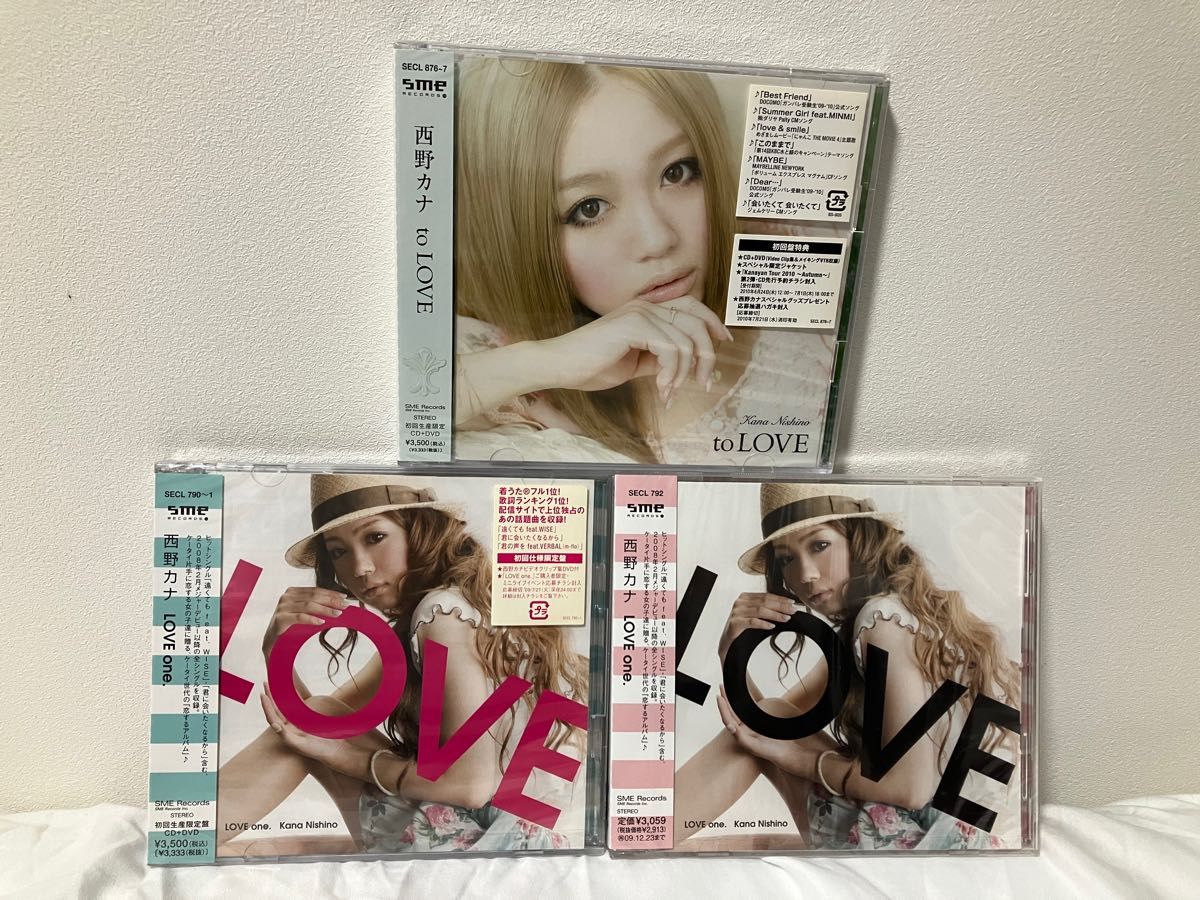 新品未開封　西野カナ　Love one  to Love 初回限定盤