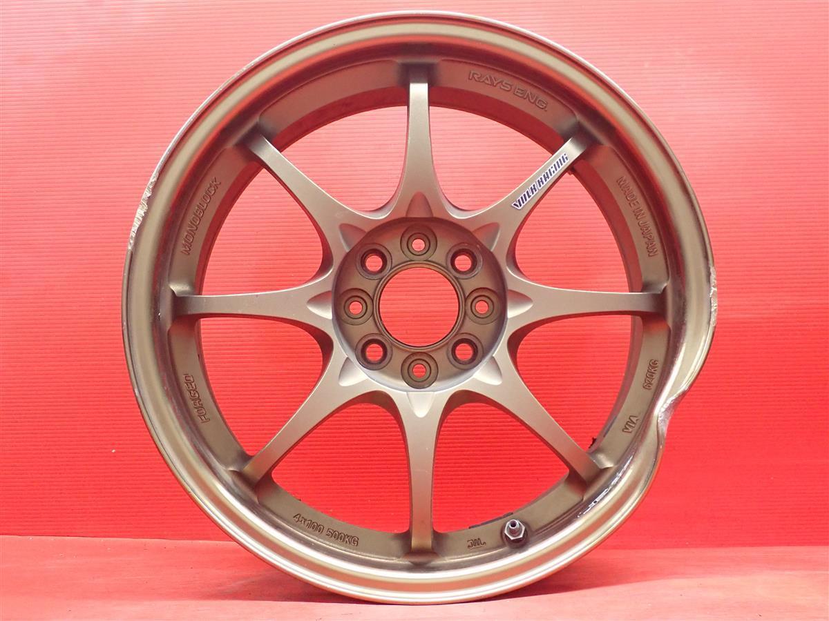 単品 社外 ホイール 1本 鍛造 軽量 RAYS レイズ VOLK RACING ボルクレーシング CE28N ★ 7J-16 PCD100 4穴 +42 ハブ65 ★ ja16_画像1