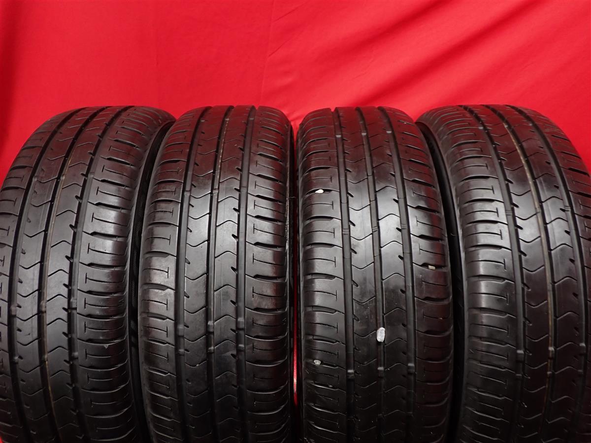 中古タイヤ 165/55R15 75V 4本セット ブリヂストン エコピア NH100C BRIDGESTONE ECOPIA NH100C 8.5分山★n15 ワゴンR スペーシア ミラ_画像1