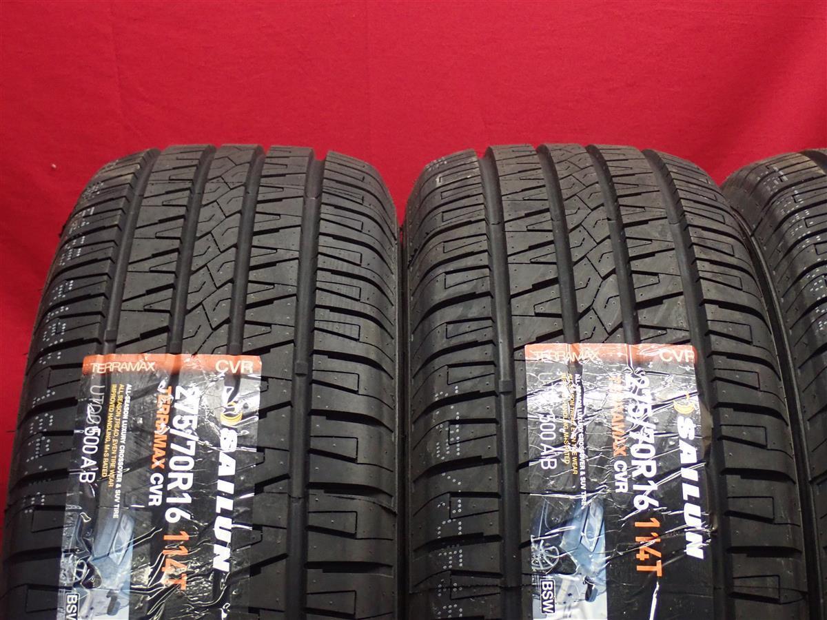 中古タイヤ 275/70R16 114T 4本セット サイレン TERRAMAX CVR SAILUN TERRAMAX CVR 10分山 ランドクルーザー サファリの画像4