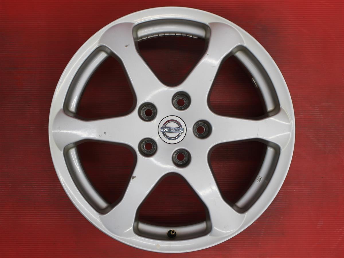 【 激安 中古 4本セット 】 日産 スカイライン V35 純正 アルミホイール 17inch 7JJ インセット+45 PCD114.3 5穴 ハブ径Φ66 cc17_画像3