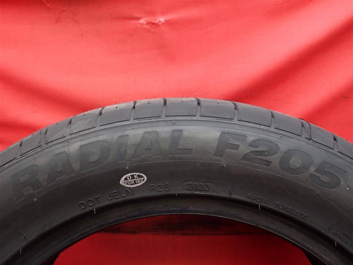 タイヤ4本 《 ミネルバ 》 ラジアル F205 [ 225/55R17 101W ] 10分山★ アウディA6 シトロエンC5 ベンツSクラス Vクラス n17