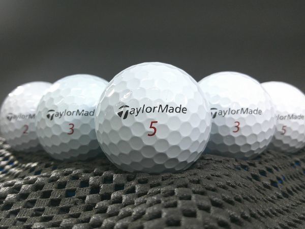 [H3A-03C] Taylormade TP5X 2021年モデル ホワイト 30球 テーラーメイド ロストボール_画像1