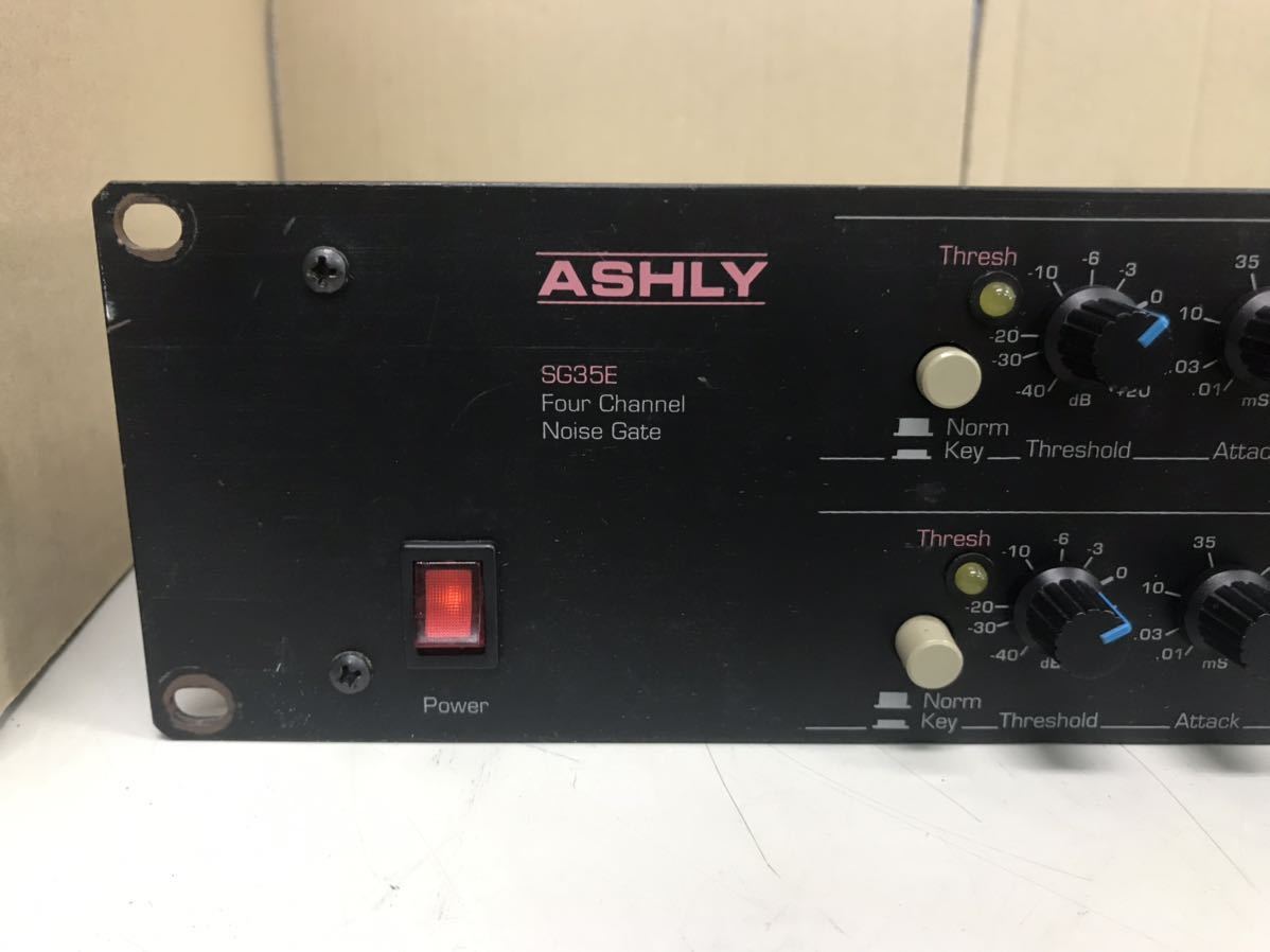 N321/ASHLY SG35E Four Channel Noise Gate present condition goods 