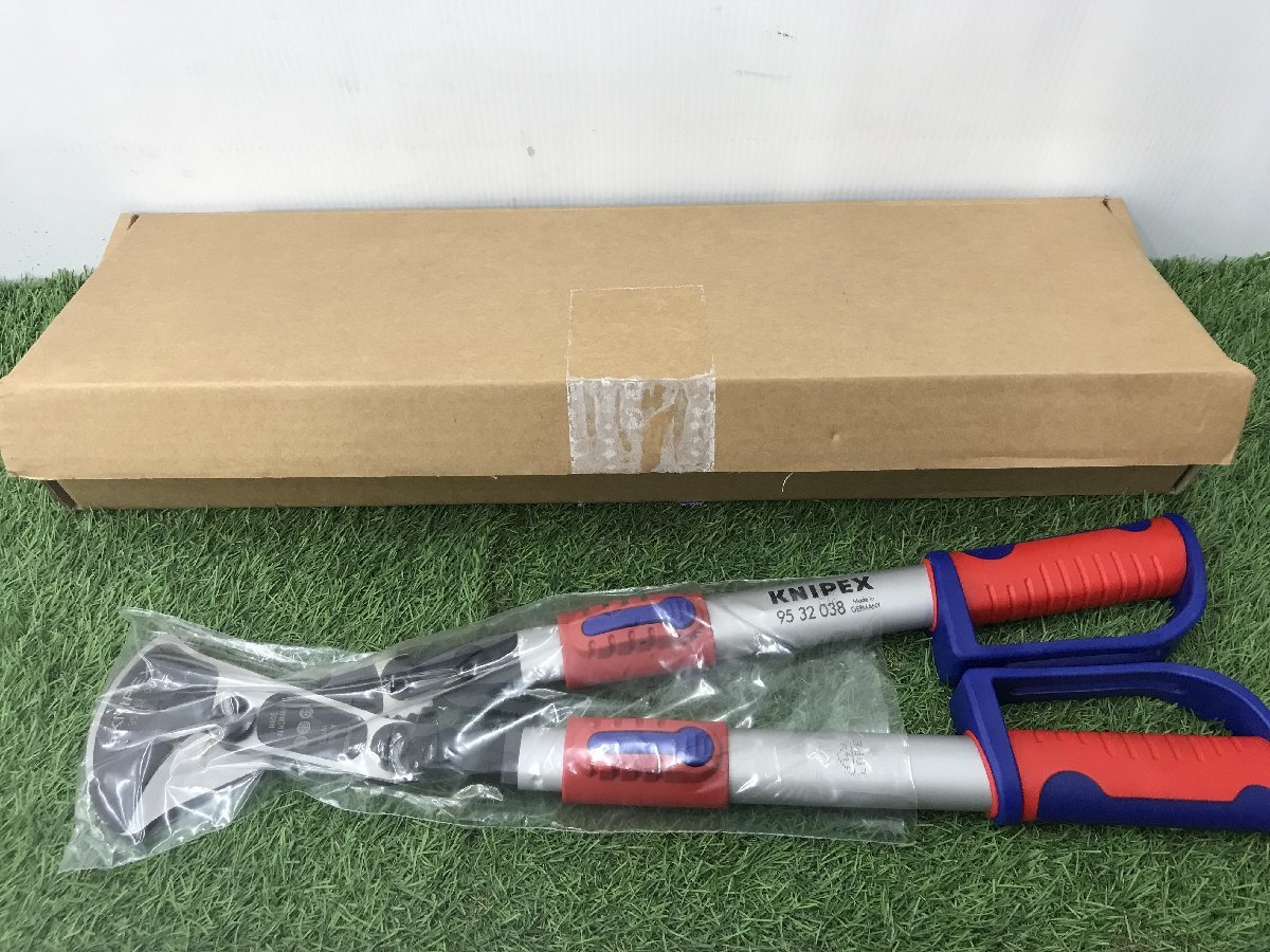 【未使用品】【ブランドツール】【ドイツ製】KNIPEX クニペックス ケーブルカッター ラチェット式 9532-038　ITJNZKC4XOMK_画像1