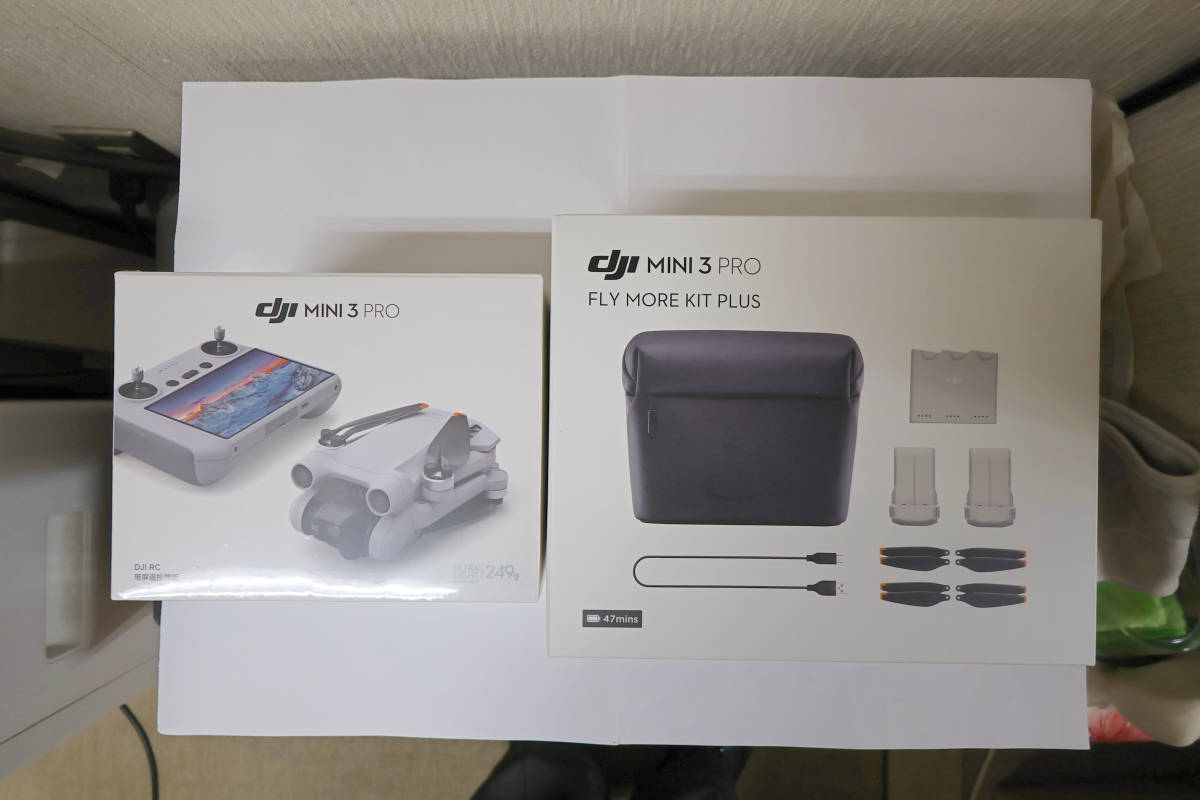 未使用 未開封 DJI MINI3 PRO RC付 FLY MORE コンボ plus(ドローン本体