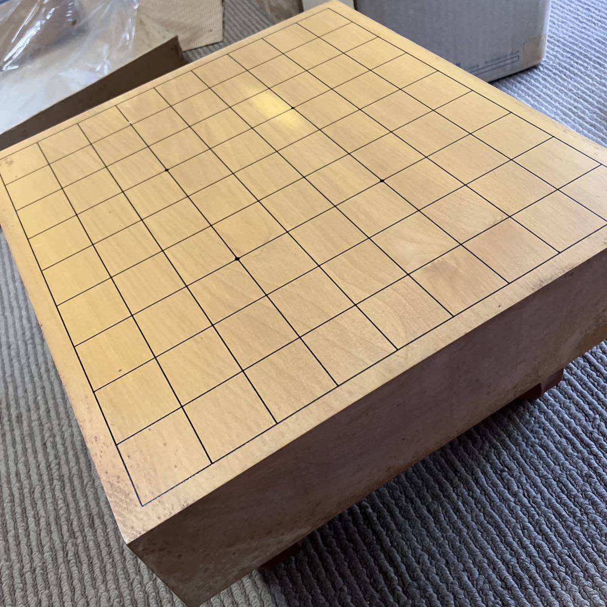 全商品オープニング価格! 将棋盤 足付き将棋盤 駒付き レトロ 昭和