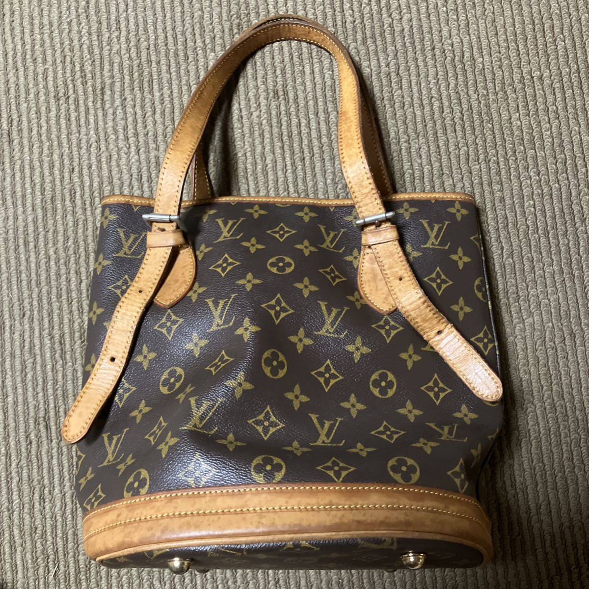 ルイヴィトン モノグラム プチ・バケット　LOUIS VUITTON レトロ　ショルダーバッグ ハンドバッグ_画像1