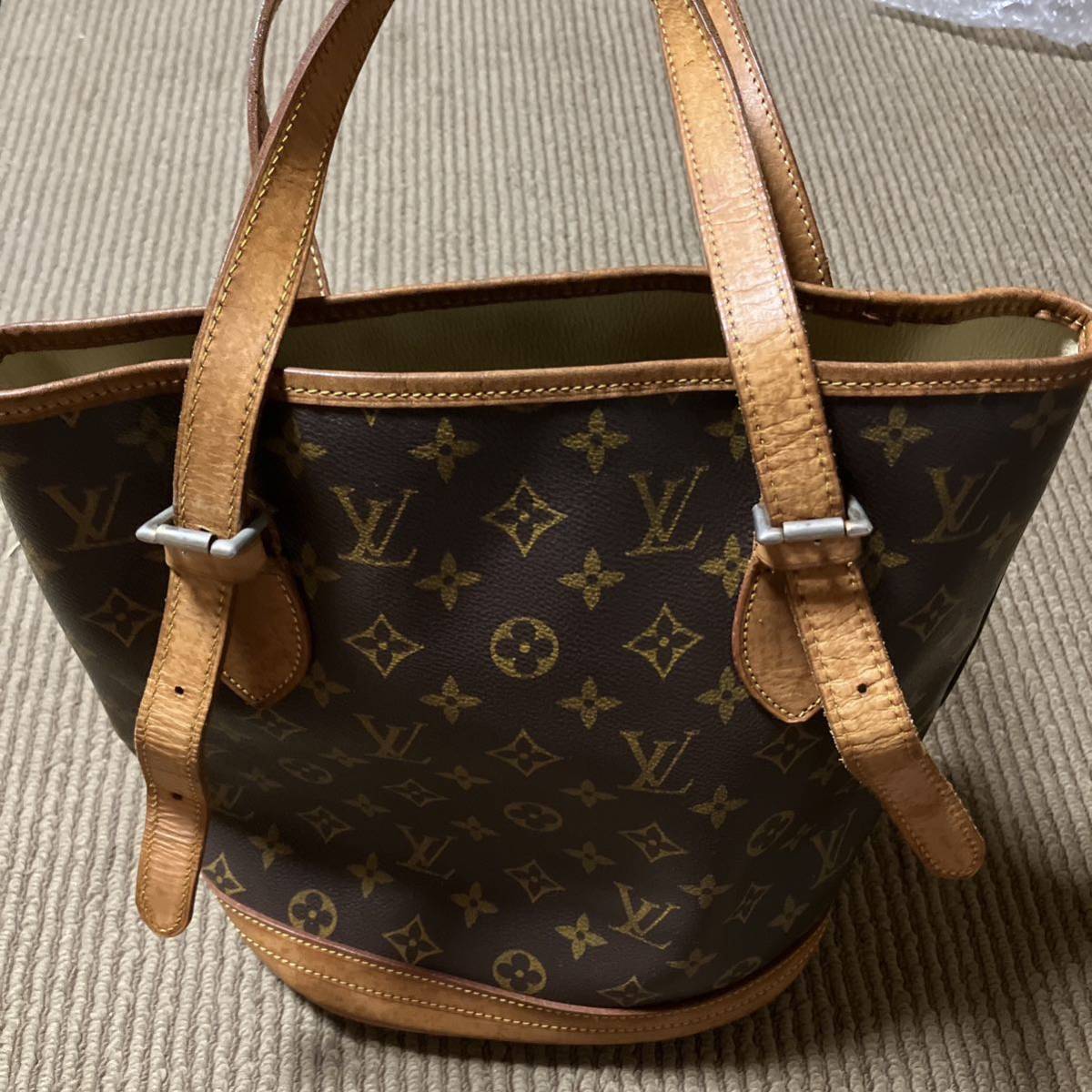 ルイヴィトン モノグラム プチ・バケット　LOUIS VUITTON レトロ　ショルダーバッグ ハンドバッグ_画像4