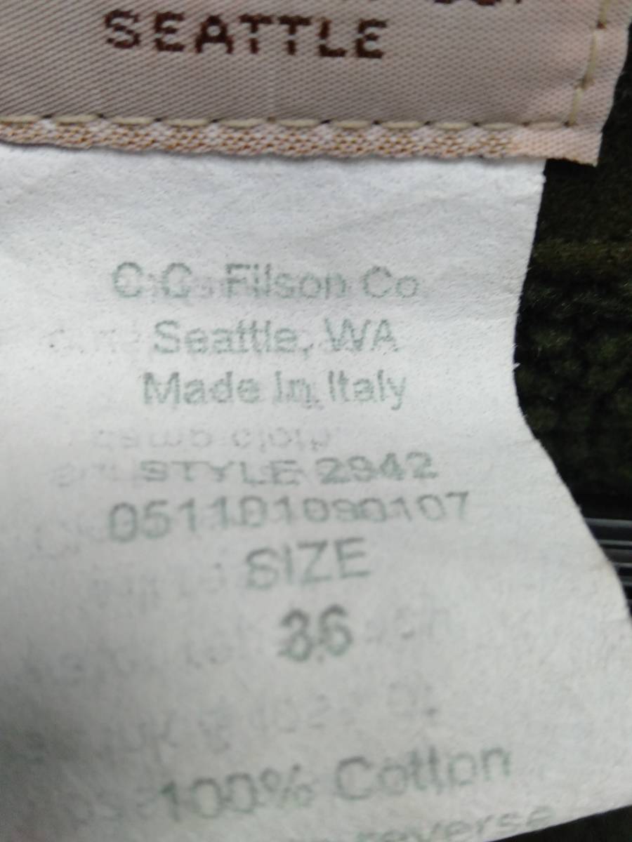 FILSON フィルソン FILSON マウンテンジャケット 2942 フィルソン 36