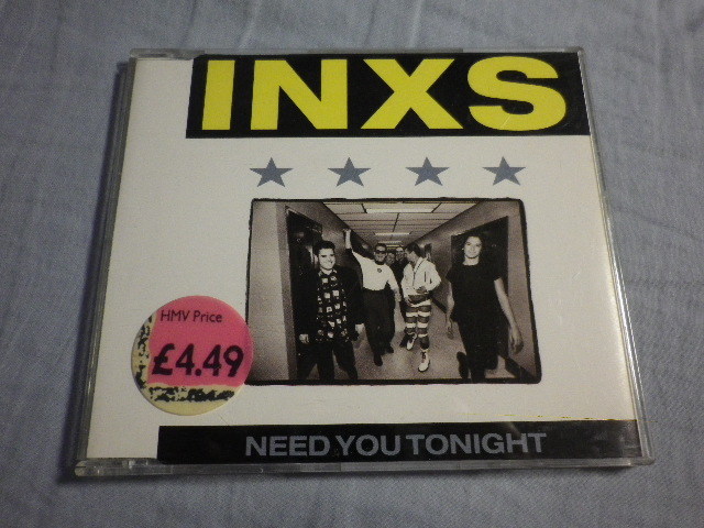 80's名曲 『Inxs/Need You Tonight』(1988,UK盤,4track,Move On,Original sin)_画像1