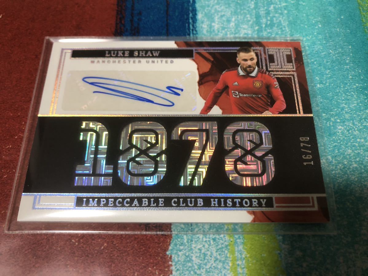 16/78 ルークショー PANINI IMPECCABLE SOCCER CLUB HISTORY