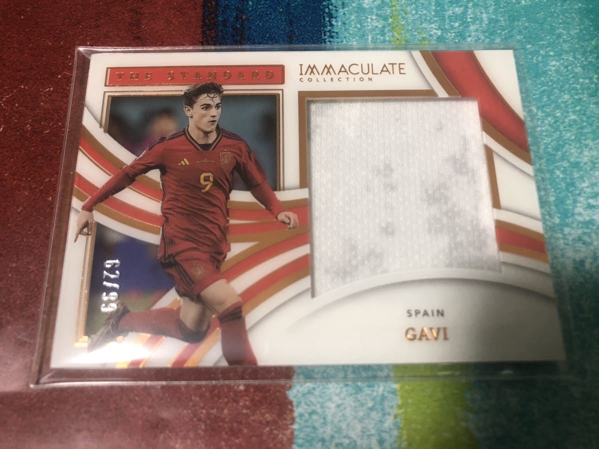 クリスマス特集2024 SOCCER COLLECTION IMMACULATE PANINI ガビ 62/99