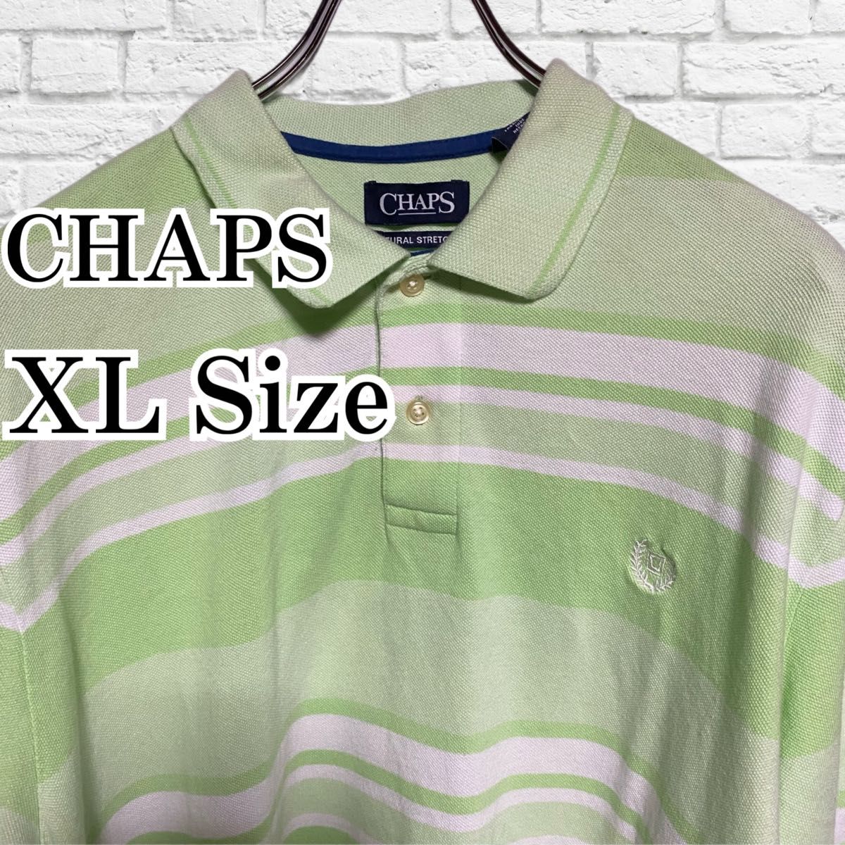 90s ラルフローレン チャップス CHAPS ポロシャツ　古着　オーバーサイズ