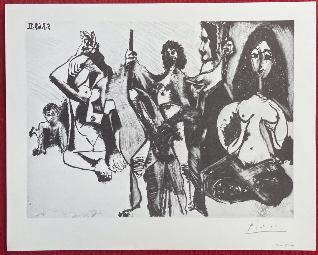 【閑】パブロ・ピカソPablo Picasso 198〜207ページ(10枚) 画集 5D0906_画像5
