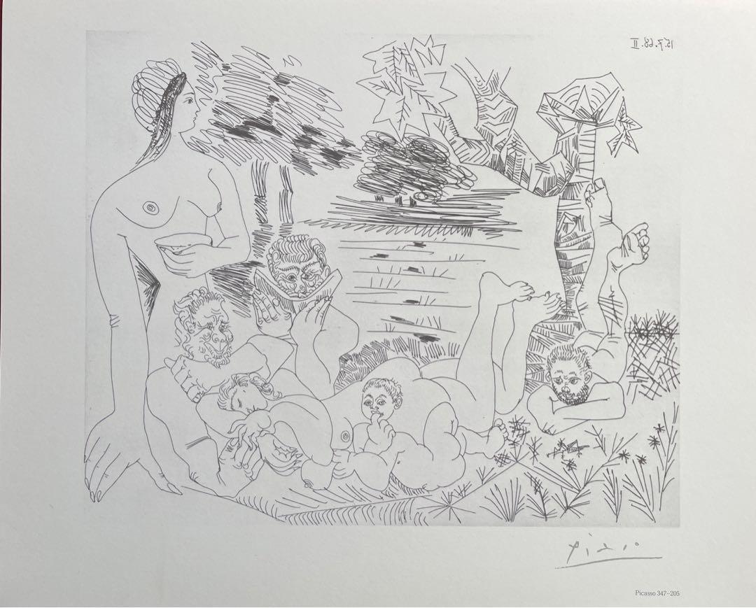 【閑】パブロ・ピカソPablo Picasso 198〜207ページ(10枚) 画集 5D0906_画像9
