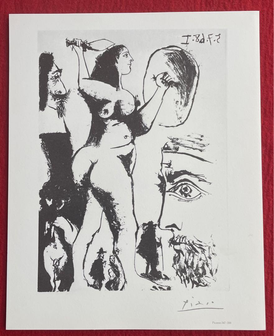 【閑】パブロ・ピカソPablo Picasso 198〜207ページ(10枚) 画集 5D0906_画像4