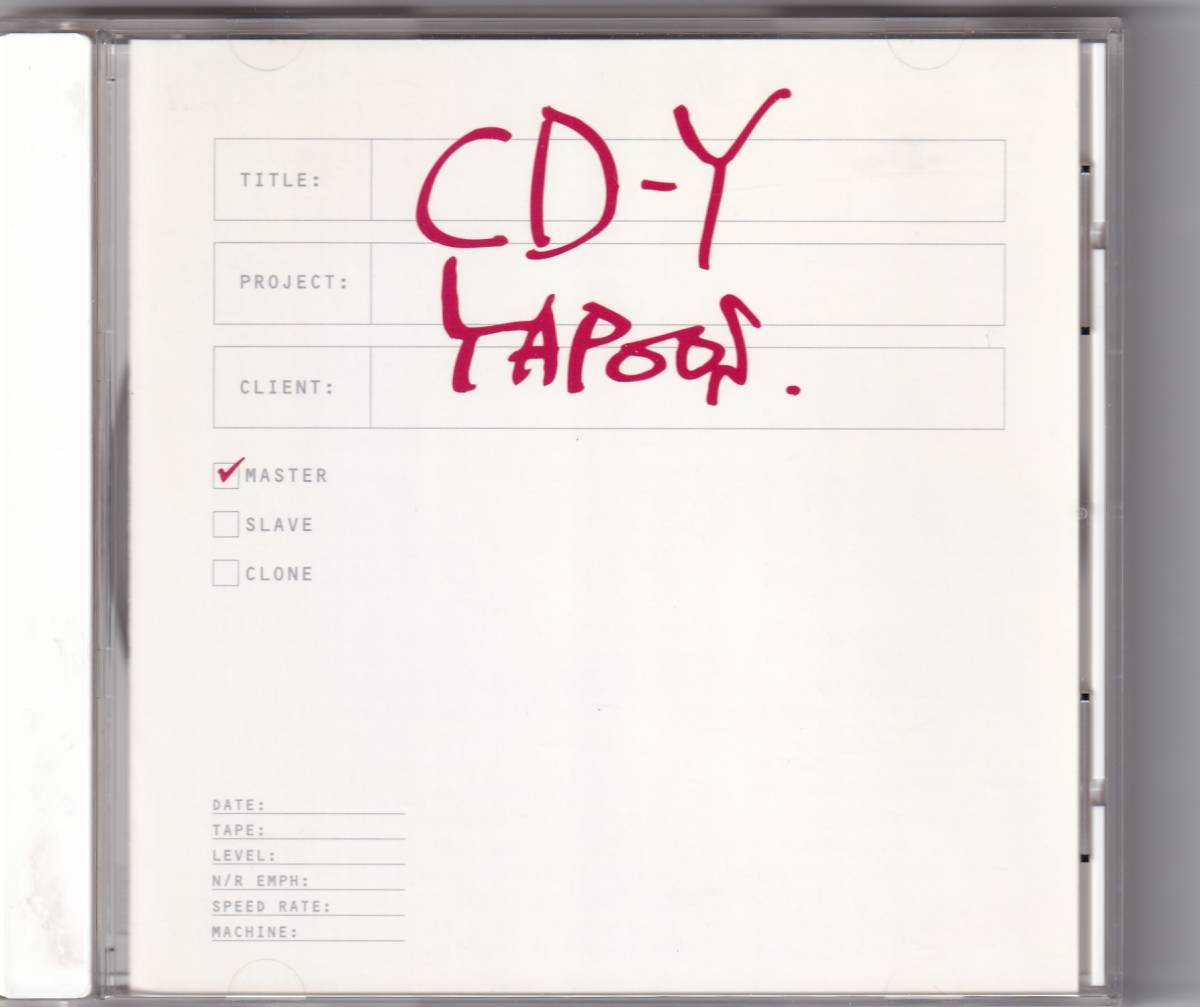 ヤプーズ Yapoos / CD-Y / CDEP / Undo Records / UNDO-002 *戸川　純、中原信雄、戸田誠司_画像1