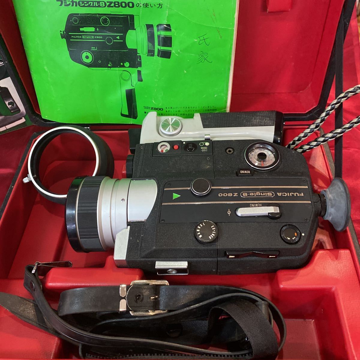 FUJICA フジカ ケース付き 取説 外箱 Z800 single-8 当時物 カメラ の画像2