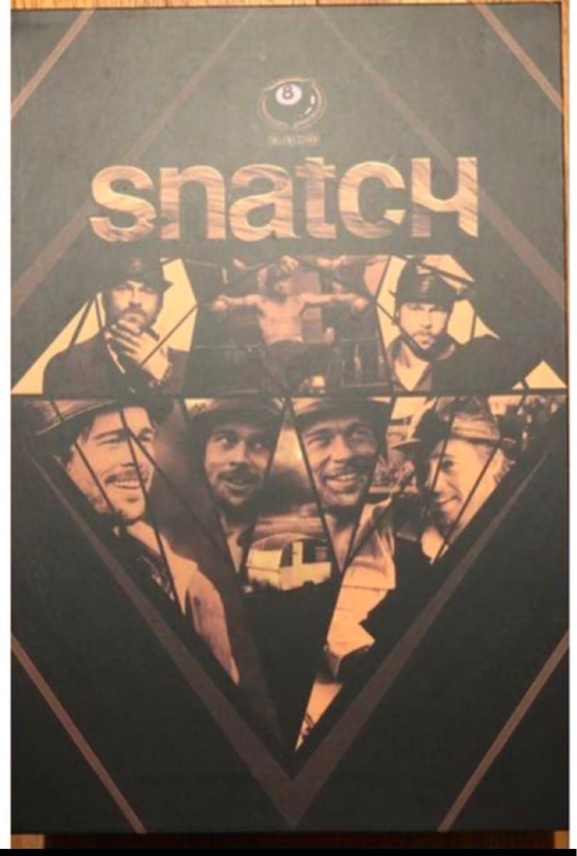 【海外製品】映画 「sncath」BLACK 8 STUDIO  高さ約30cm ブラッドピット
