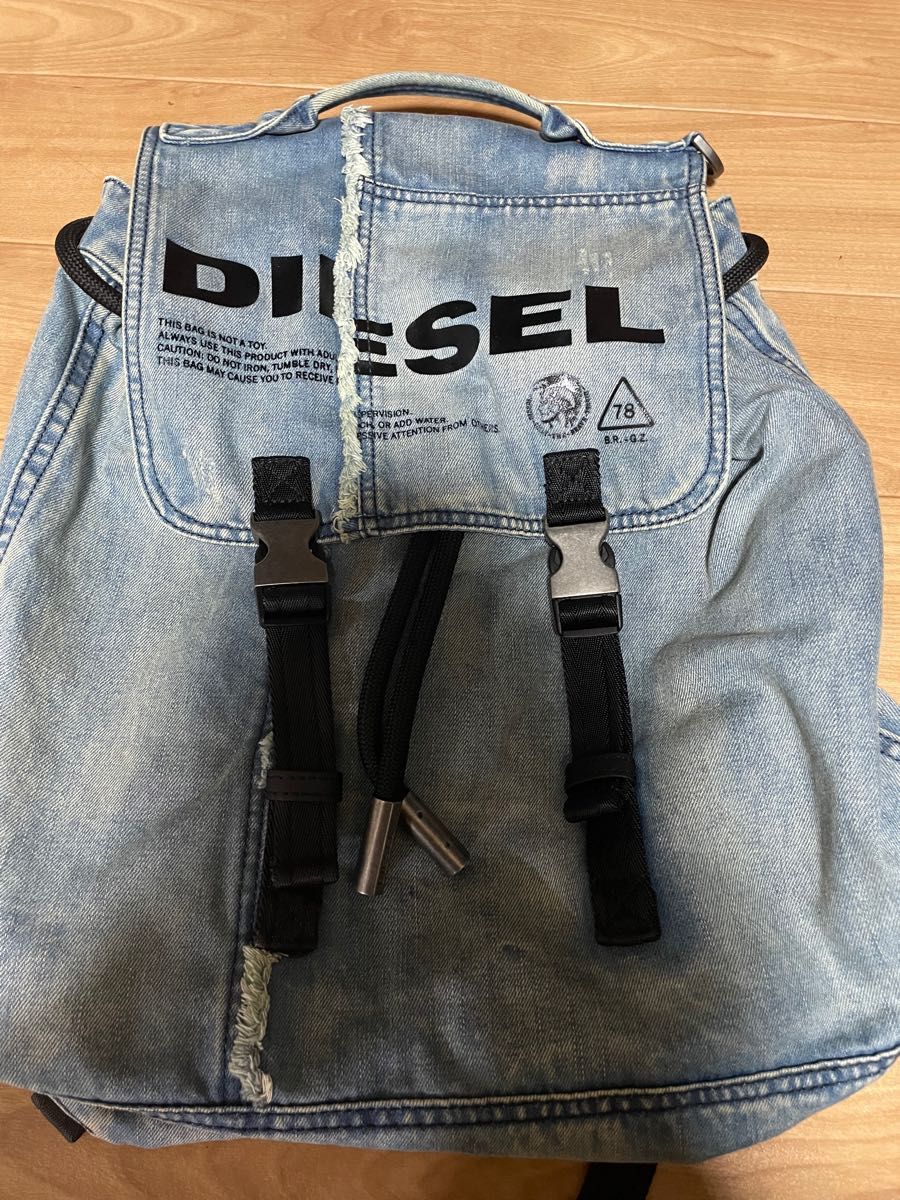 DIESEL ディーゼル VOLPAGO BACK バックパック リュック ブルーデニム *