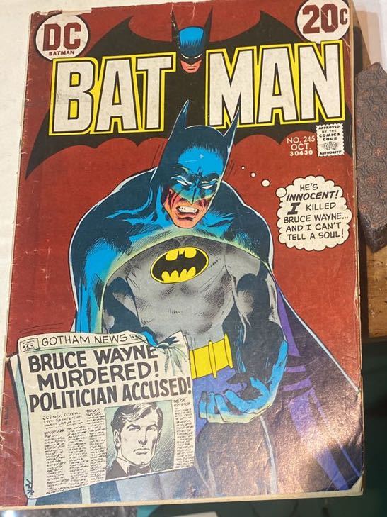 BAT MAN #245 1972 DC ニール　アダムス